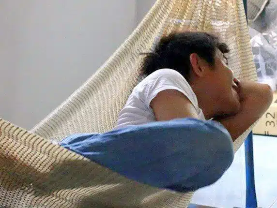 Haruto, relaxing.