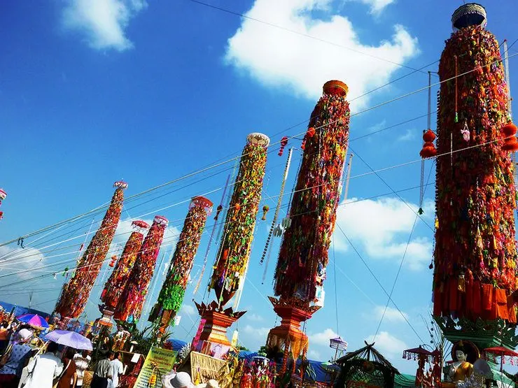 Gin Salat celebration, Lamphun, Thailand, 2012.