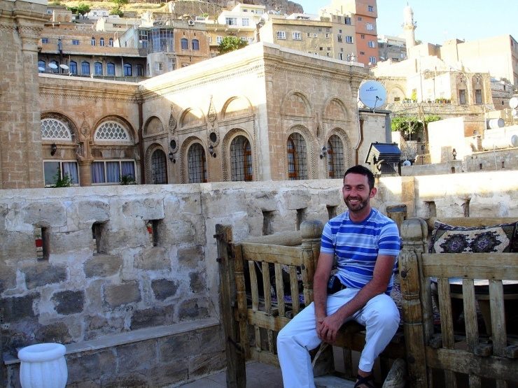 James in Mardin, Turkey.
