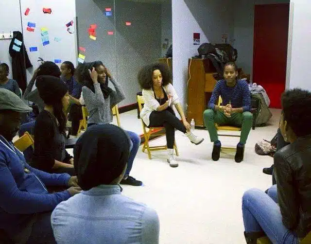 Shelah teaching STW, March 2014 in NYC.