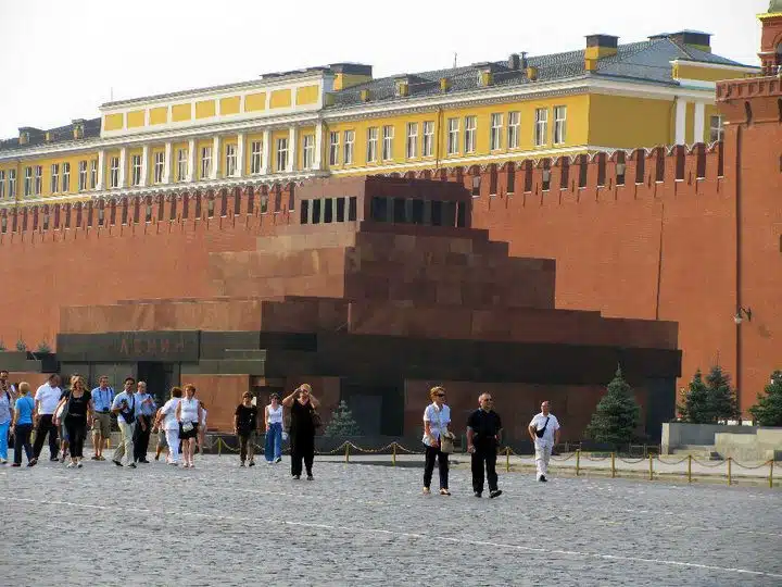 Lenin's Mausoleum.