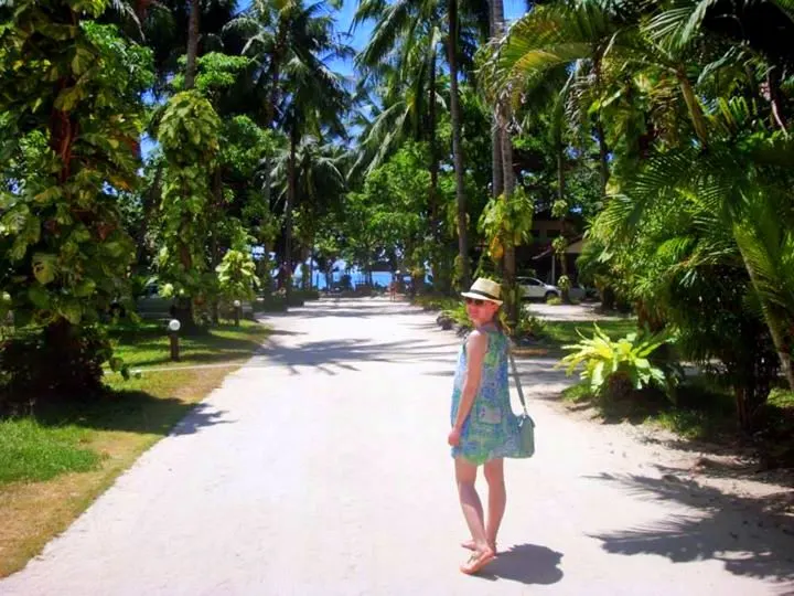 Monica during her sunny Thailand travels.