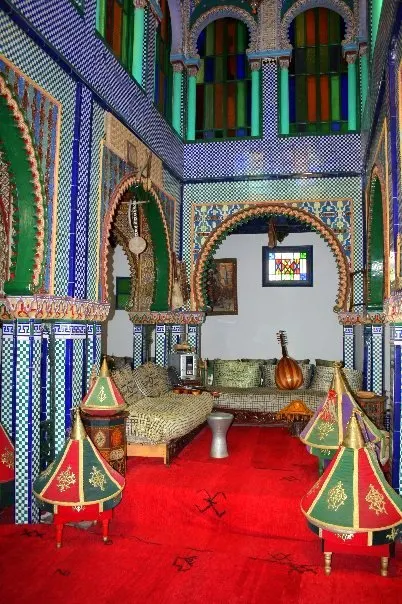 Exotic lunch and live music spot in Tangier, Morocco&rsquo;s Kasbah.