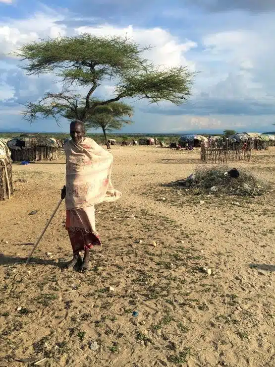 An elder from the Masai Mara tribe in Kenya.