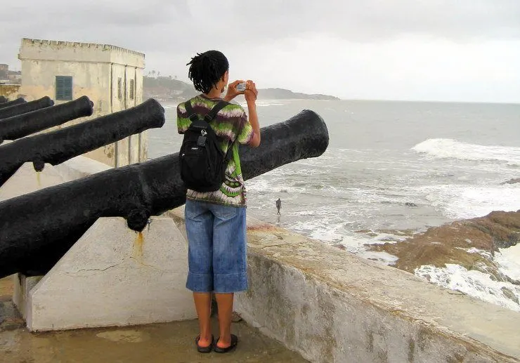Cape Coast, Ghana slave castle at the "Point of No Return."