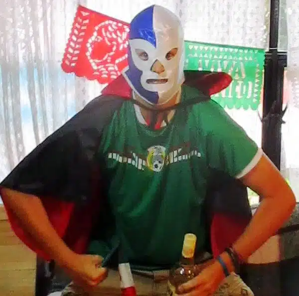 Phil celebrating Mexican Independence.