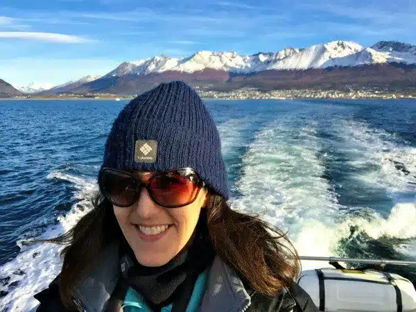 Cruising the Beagle Channel off of Ushuaia, Argentina.