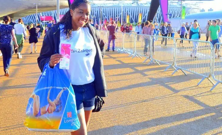 Nicole at the London Olympics 2012.