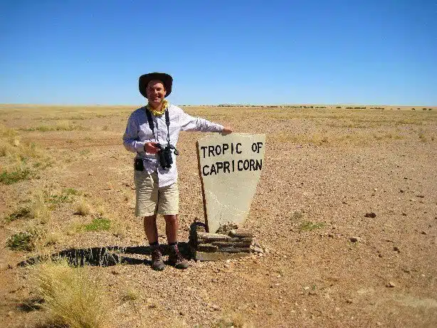 At the Tropic of Capricorn.
