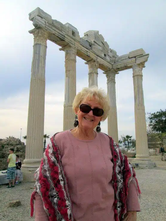 Remarkable ruins of Side, Turkey.