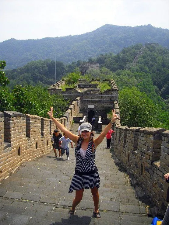 At the Great Wall of China, Beijing.