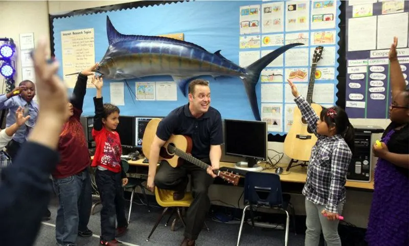 Kids love learning through music.