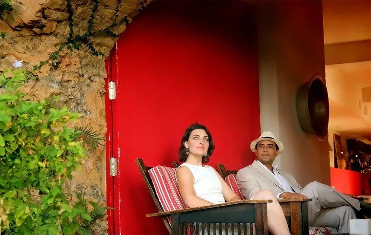 At Santa Teresa Luxury Hotel for a video.