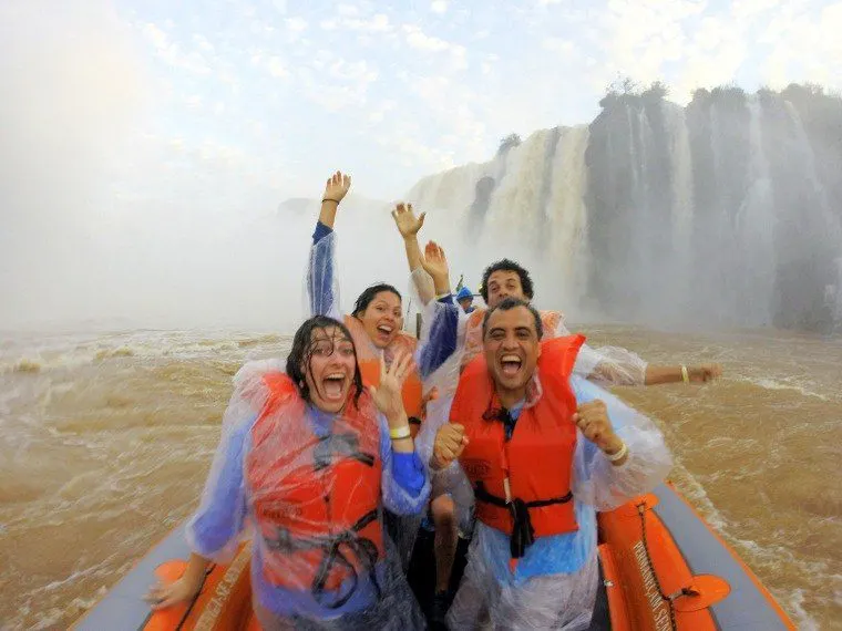 At Iguassu Falls in Brazil with the See You In Brazil team!