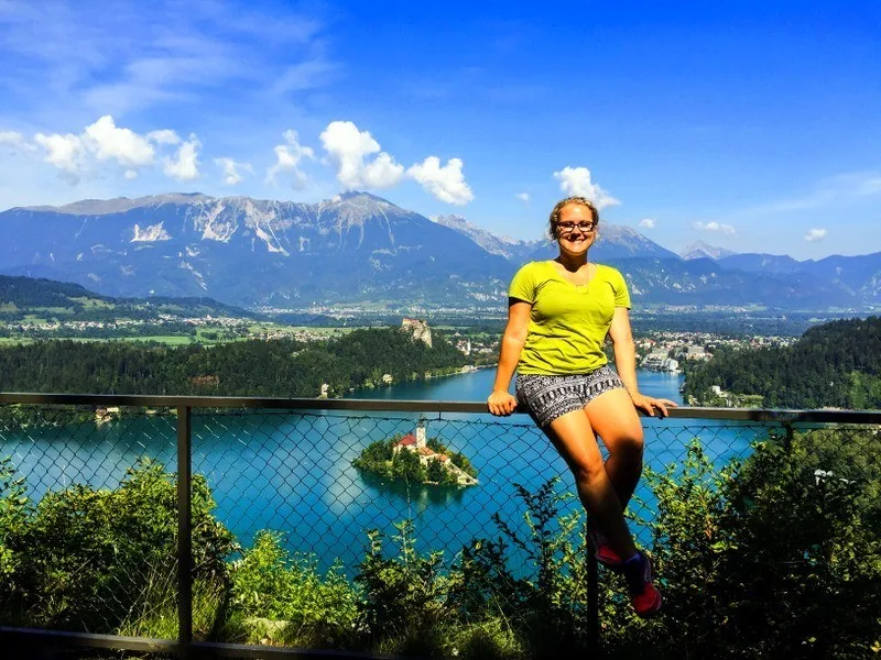 At Lake Bled, Slovenia.