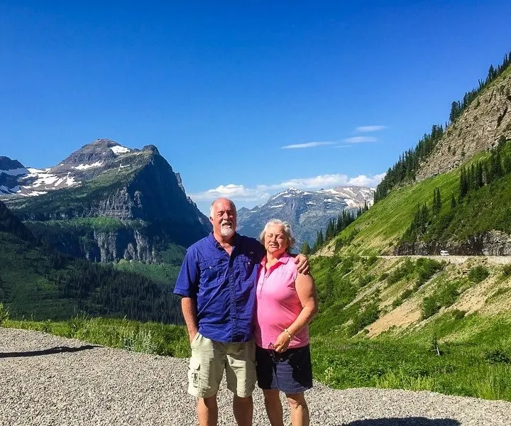 Road tripping through Glacier National Park, Montana.