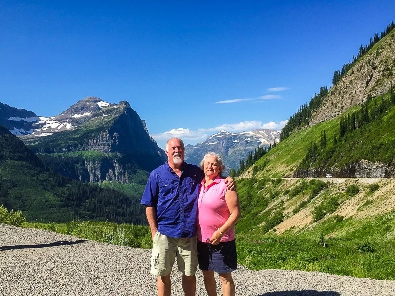 Road tripping through Glacier National Park, Montana.