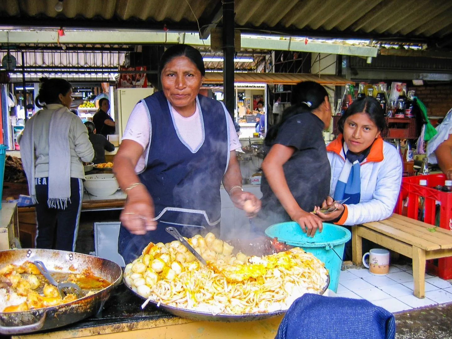 In Otavalo, a woman at a kitchen in the market complemented Ernie&rsquo;s Spanish, asked if he had a home, a car and a job. His positive answers to her questions caused her to summon Maria who the woman told him could &ldquo;cook, clean, make a nice wife and bear healthy children.&rdquo; He doesn&rsquo;t don&rsquo;t remember how he got out of that situation.
