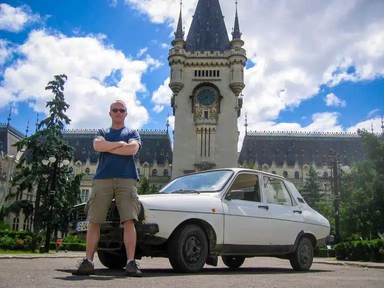 Leif, tracking down Dracula in Romania.