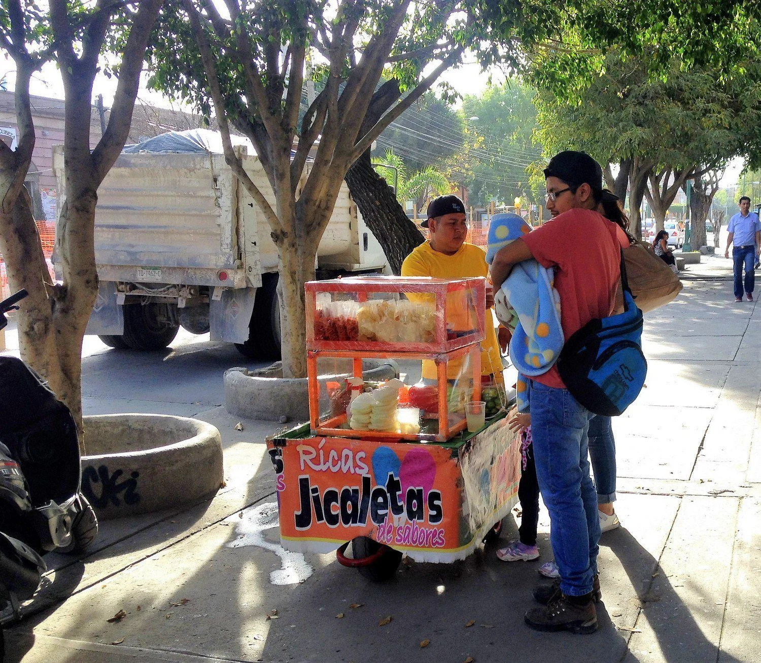 Beth loves street food in Mexico!