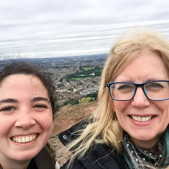 Looking out over the land of English literature.