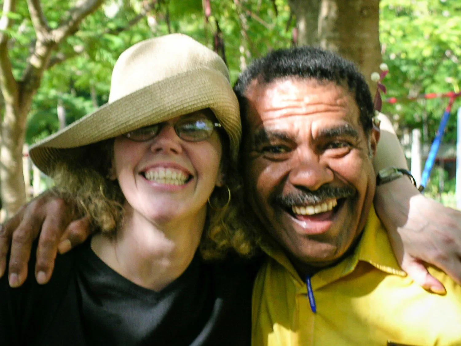 Making friends in Fiji!