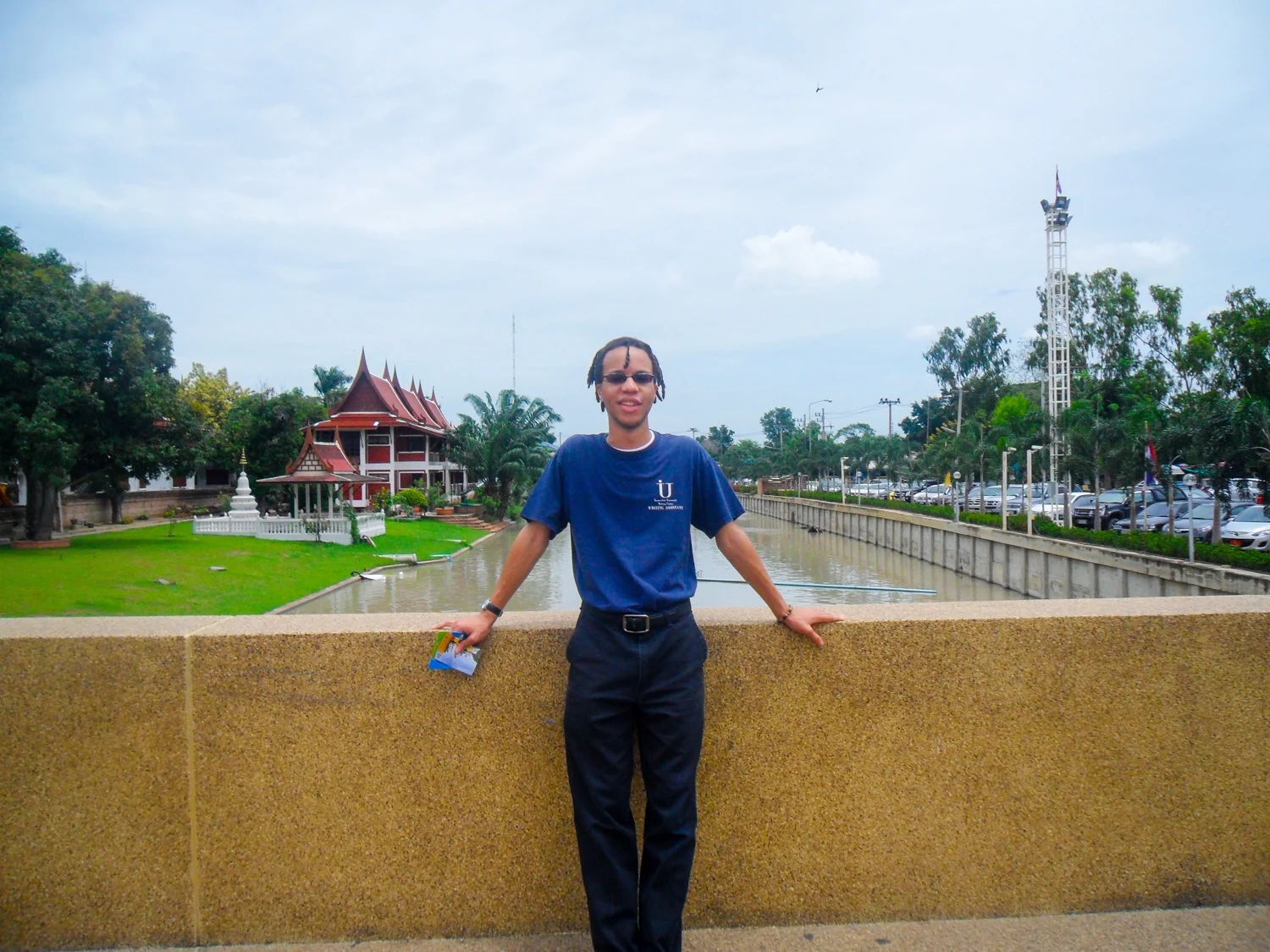 Charles exploring the ancient city of Ayutthaya, Thailand.