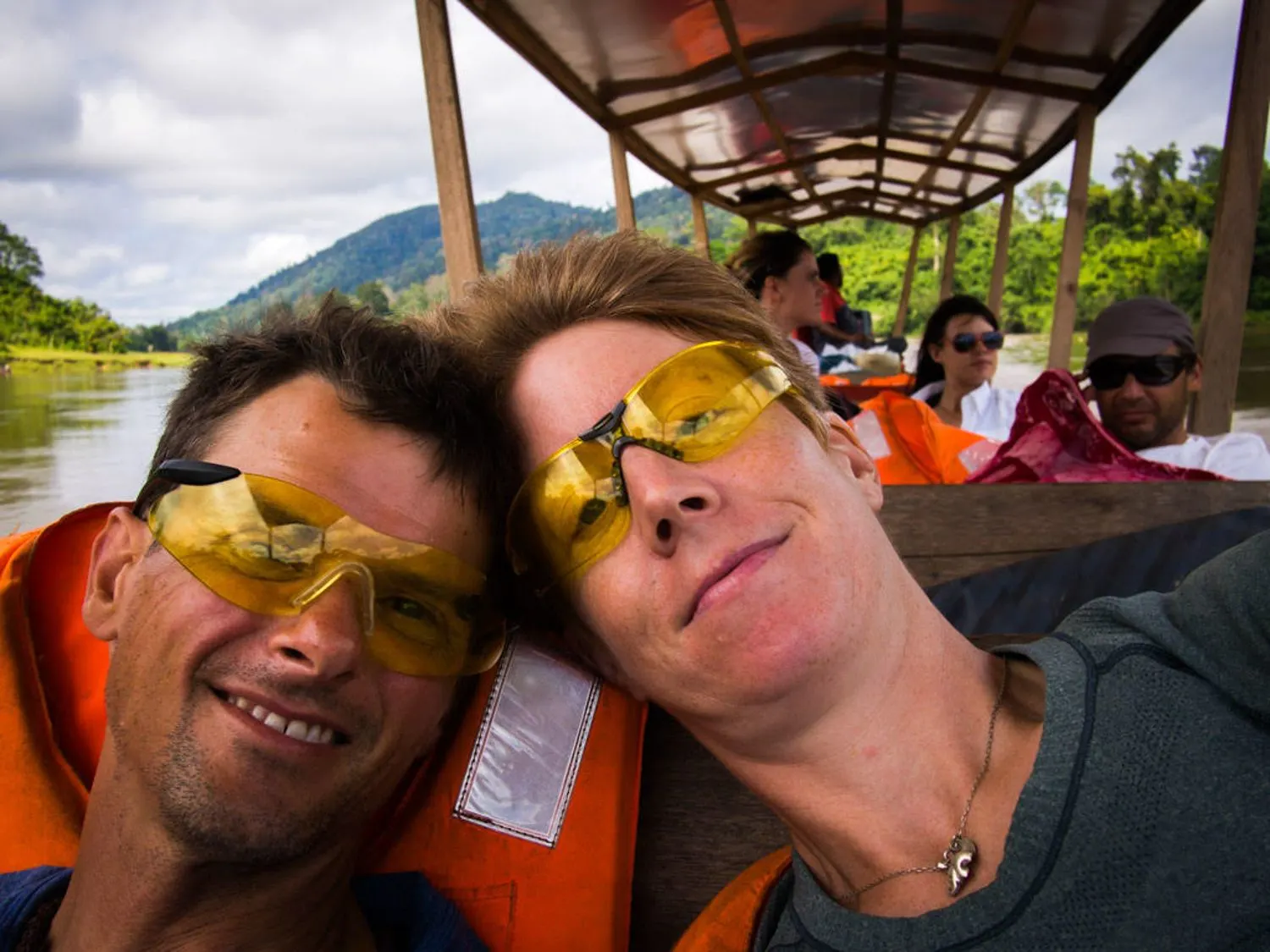 Taking the slow boat to Taman Negara in Malaysia.