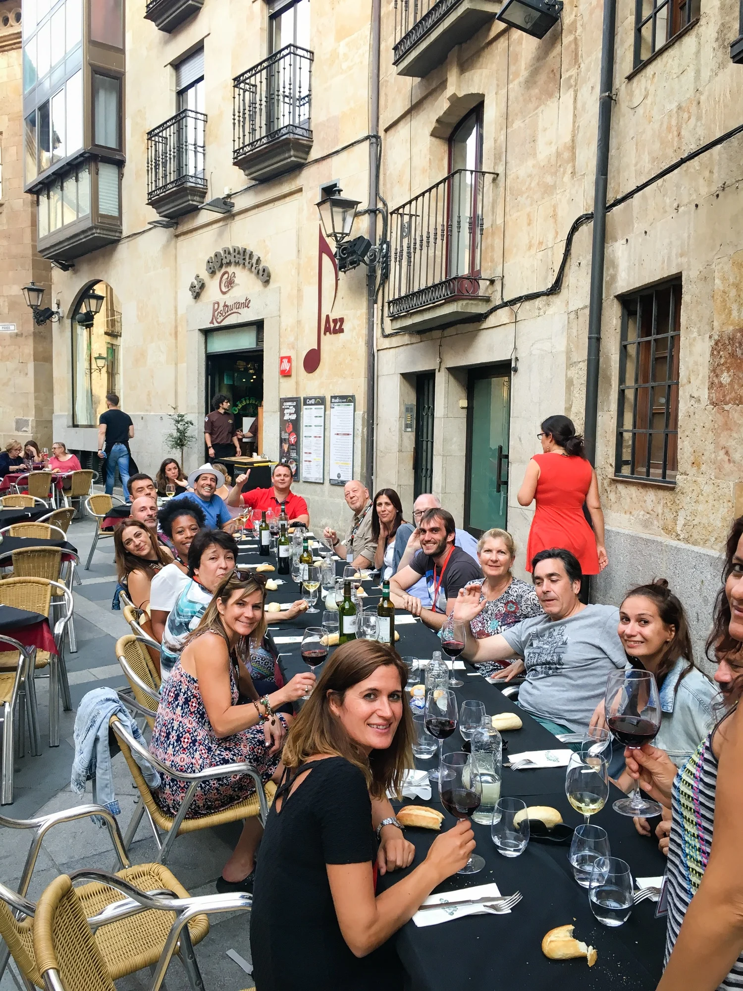 Making friends and exploring in Spain.