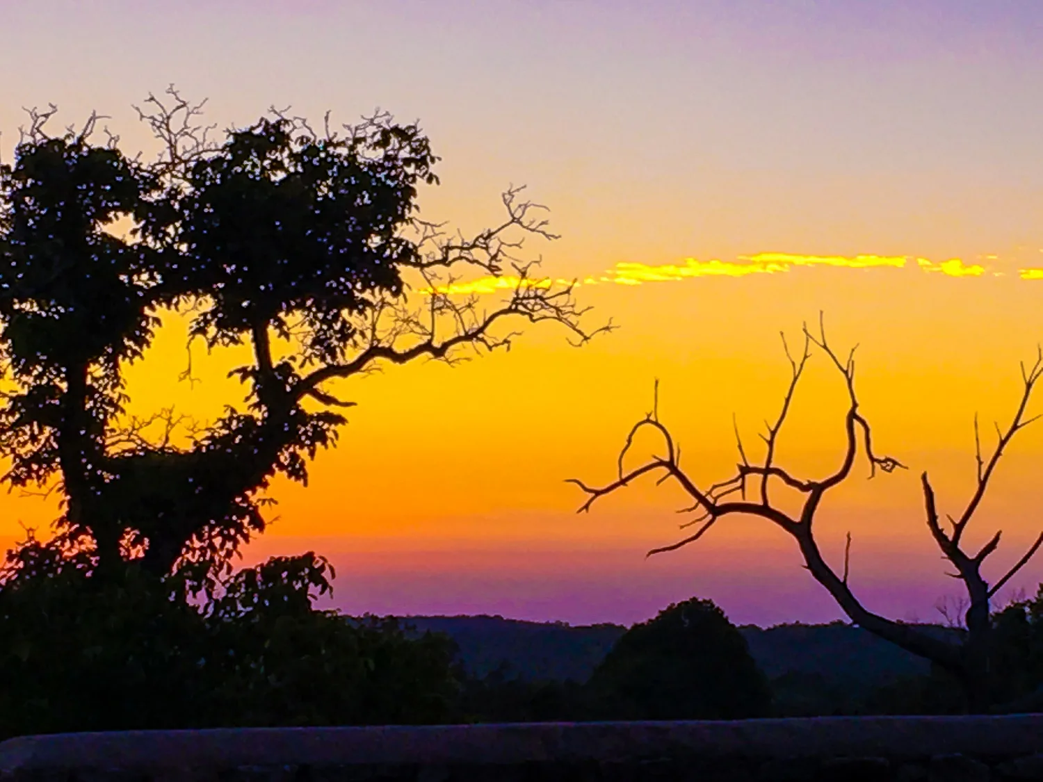 The morning sunrise at La Alberca beckons you...