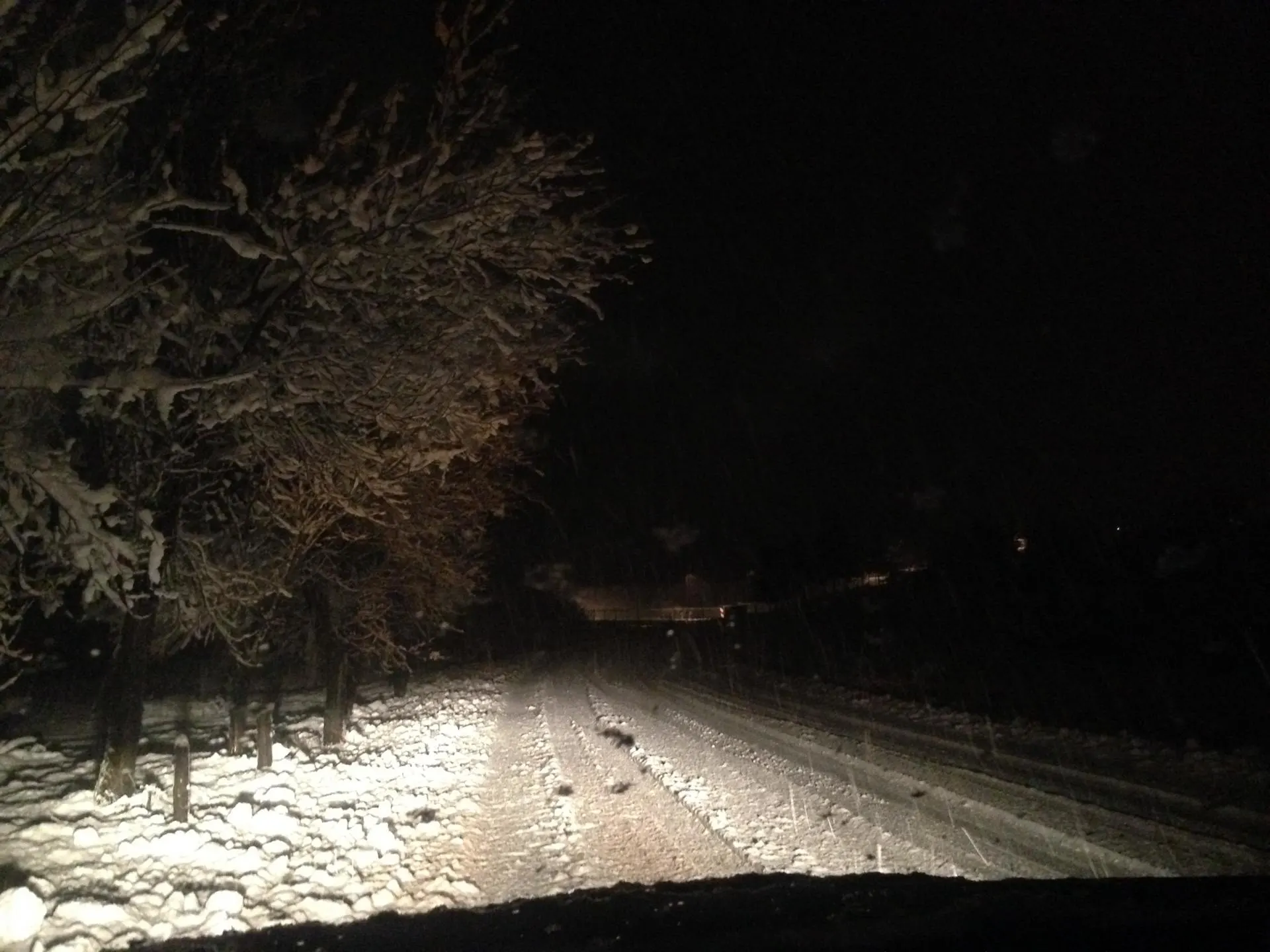 The dramatic Croatian snowstorm.