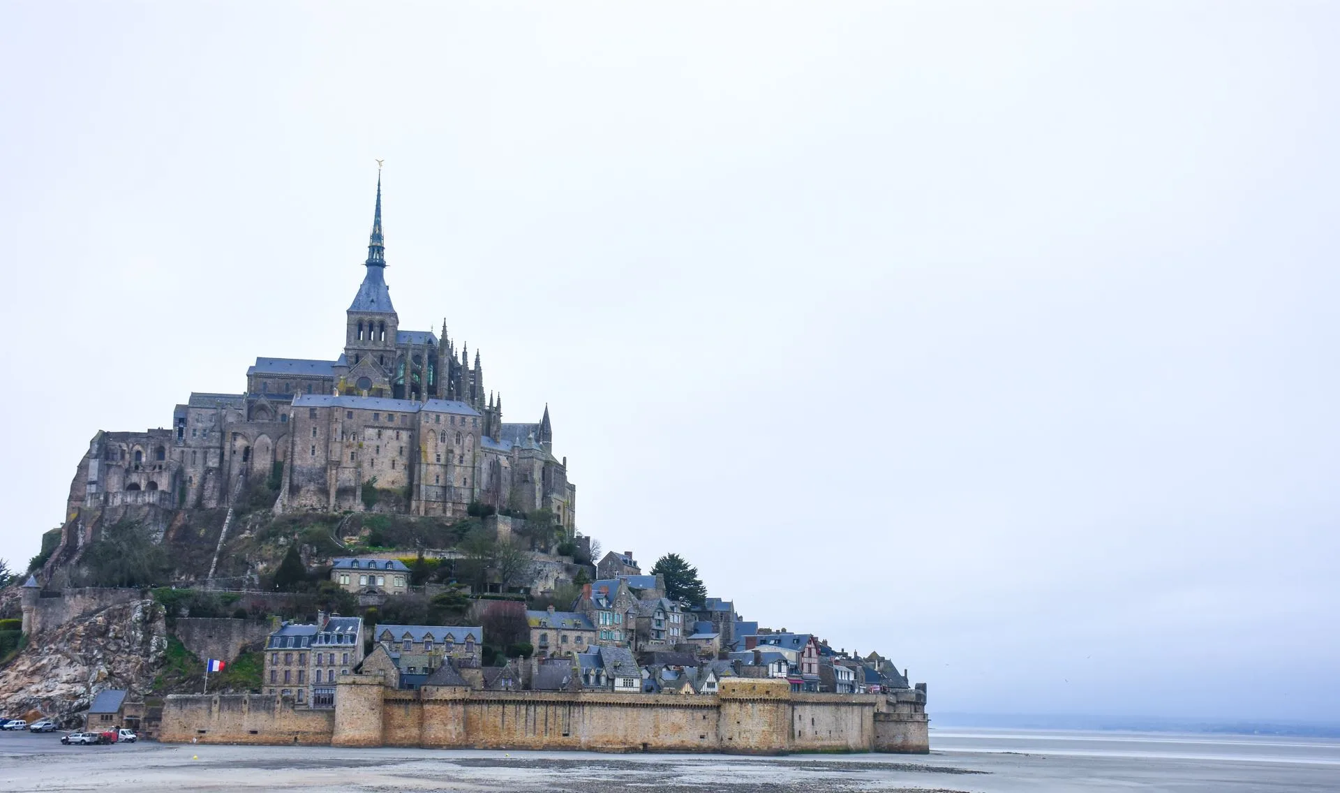 Mystical Mont-Saint-Michel, France.