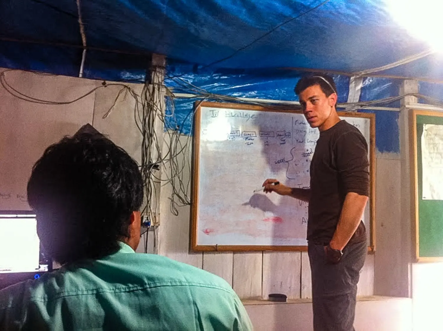 Mark Horoszowski on his personal Experteering trip in Nepal in 2011 where he was supporting the Nepal Wireless Initiative.