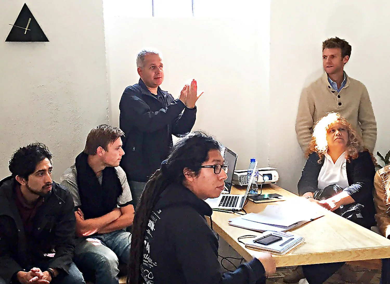 Kelly Experteering with Tenoli in Mexico City to support social entrepreneurship.