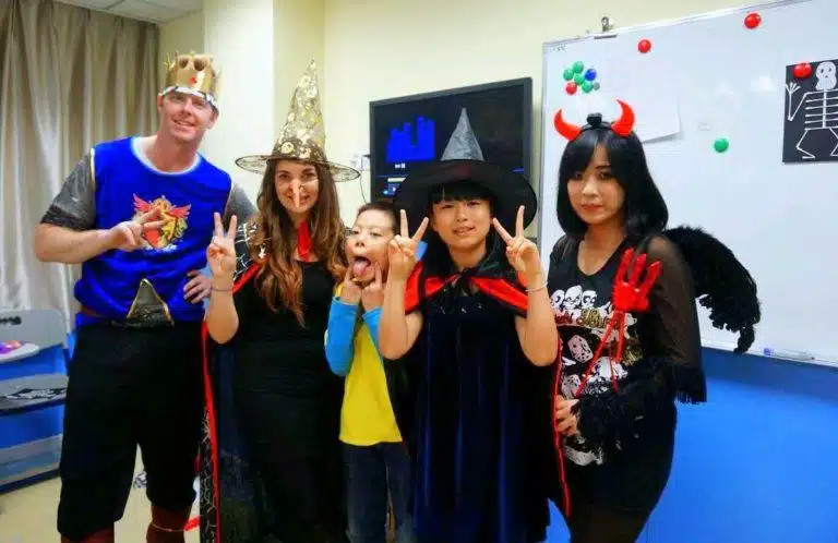 Teaching English in China: Halloween costumes!