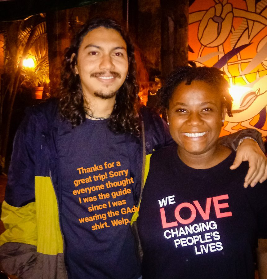 With Hector, G Adventures guide extraordinaire.