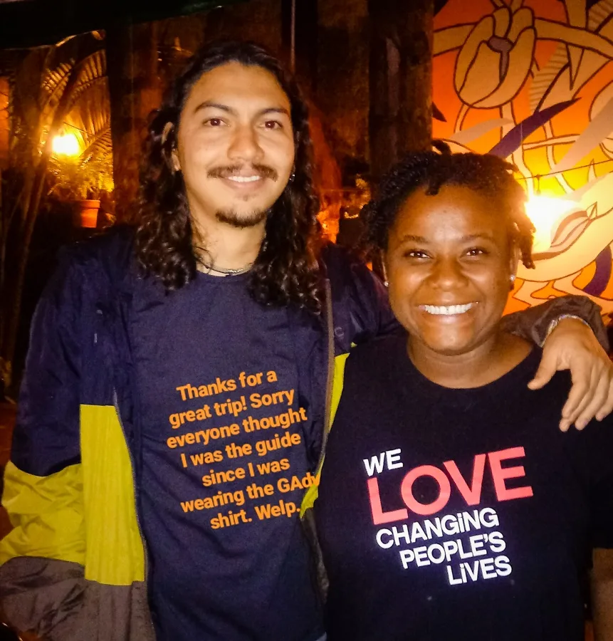 With Hector, G Adventures guide extraordinaire.