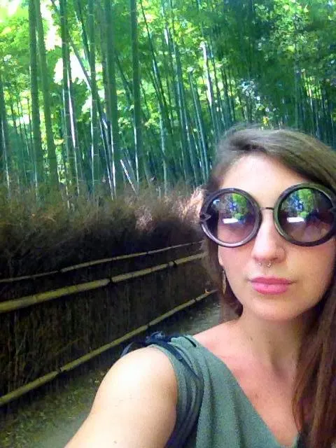 Shannon enjoying Japan.