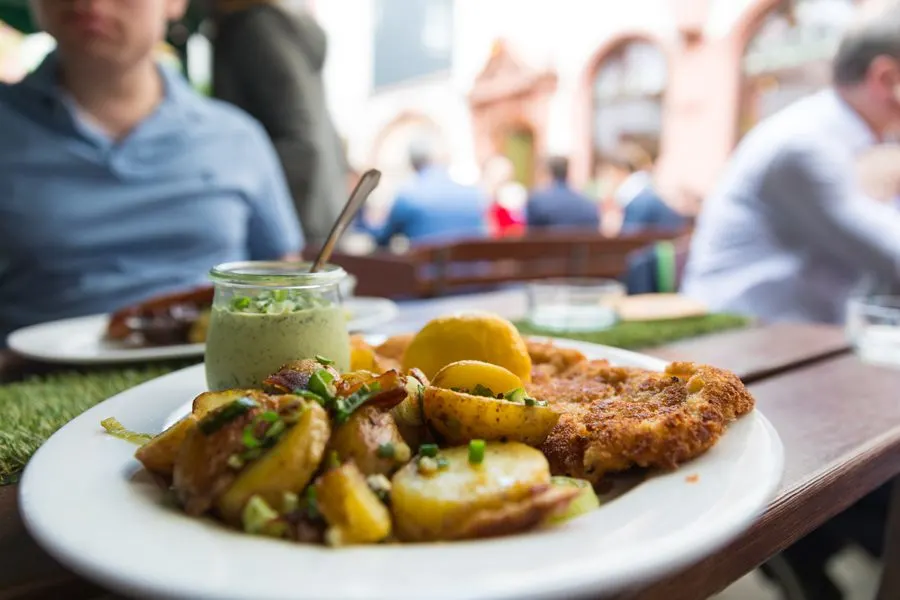 Some classic German Schnitzel.