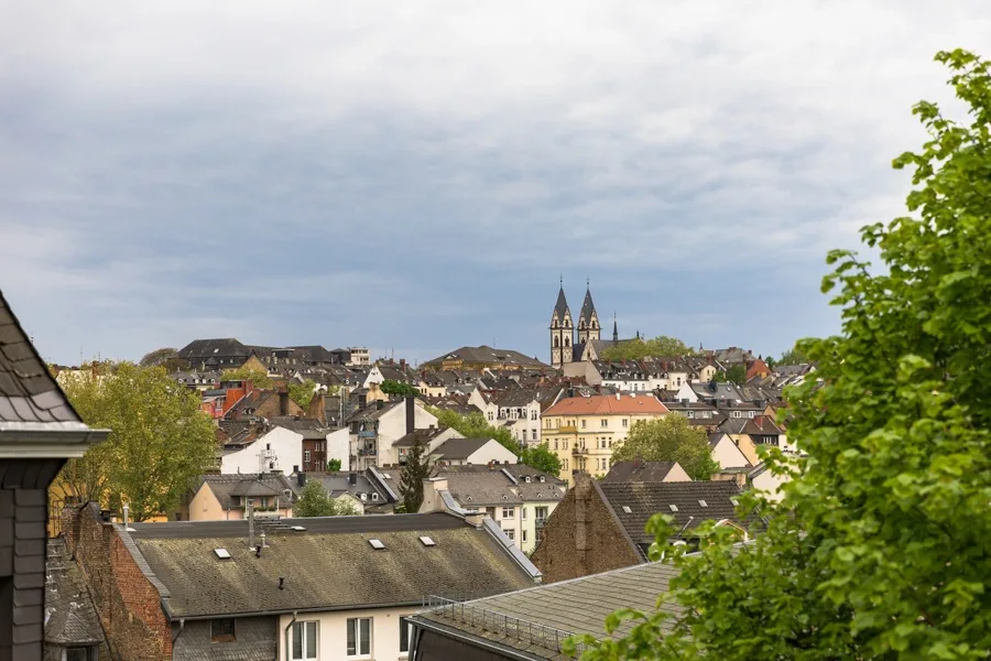 A view of Wiesbaden, Germany from above.