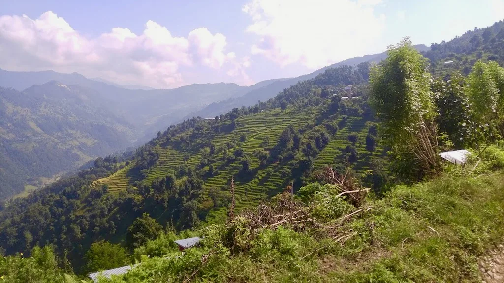 The mountains of Nepal.