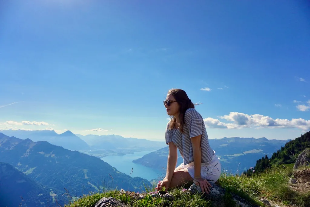 Allison in Interlaken, Switzerland.