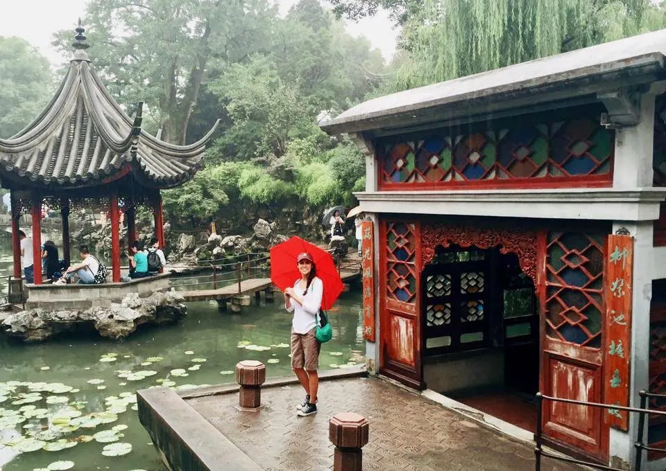 Isabel Morales on a Fulbright Group Study Trip to China.