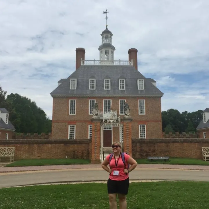 At the Colonial Williamsburg Teacher Institute.