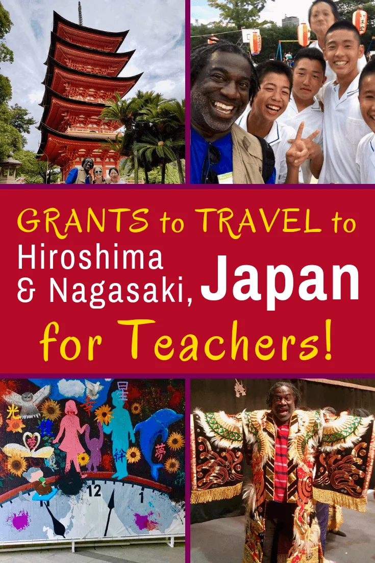 Amazing teacher travel grant program to Japan: The Oleander Initiative is a funded educational tour to Nagasaki and Hiroshima to study history.