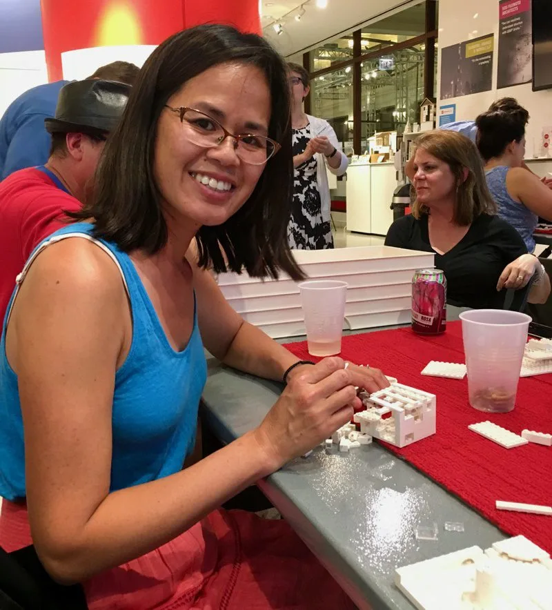 Lisa Quon Heinsen (and Legos!) at the NEH Chicago Architecture Foundation Summer Teacher Institute.