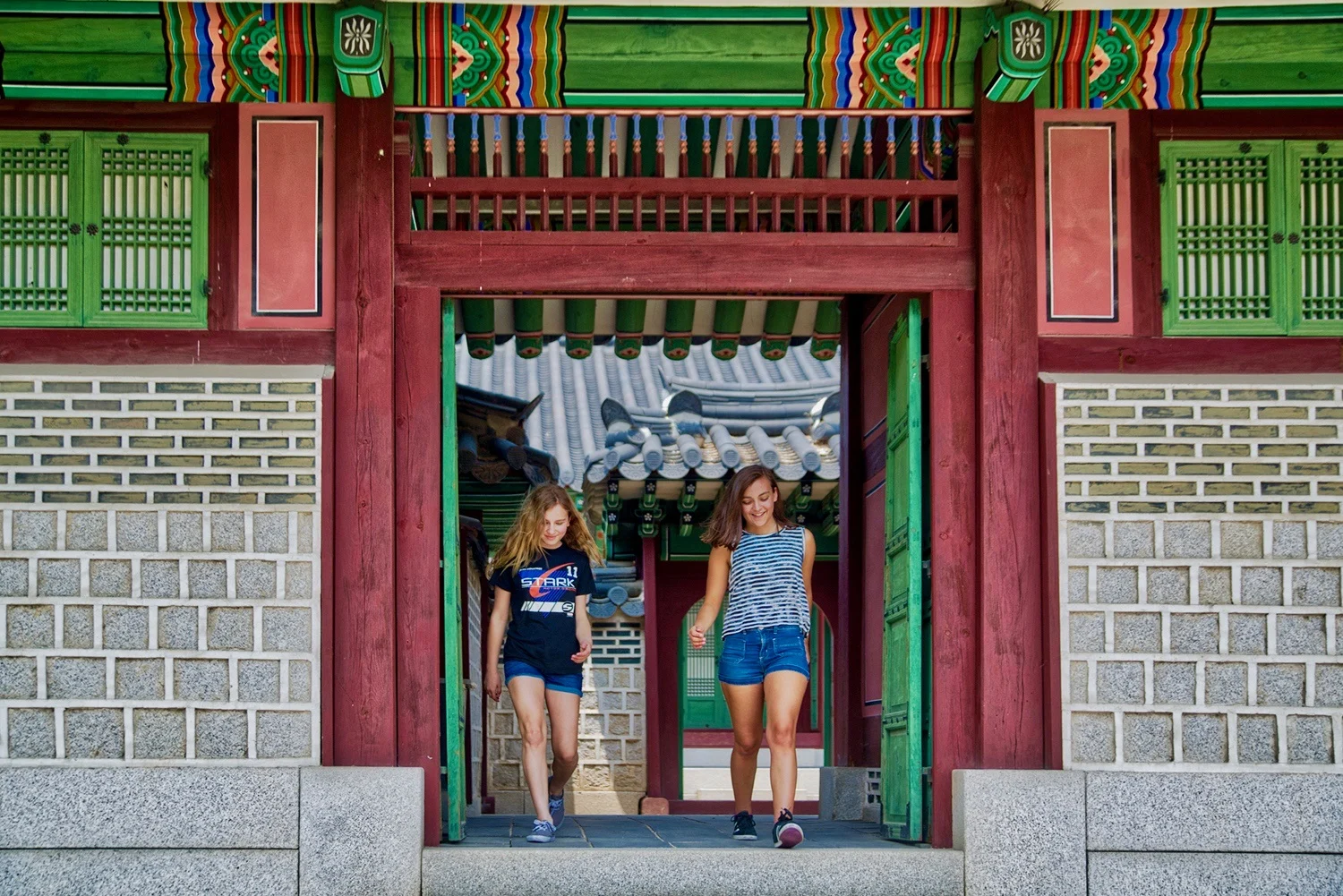 Family travel in Seoul, Korea for multicultural education