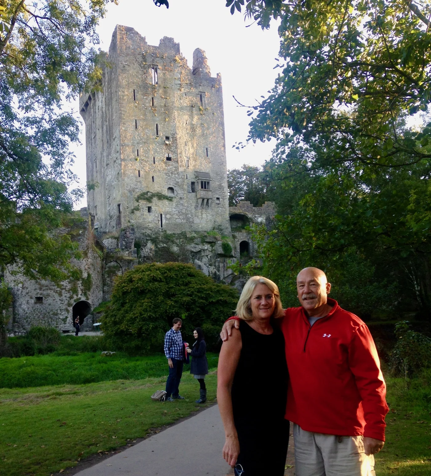 The global travel expert at Blarney Castle, Ireland.