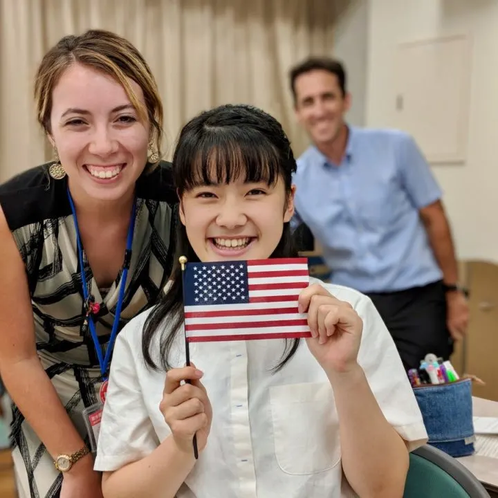 After visiting Japanese high school students and learning about their school's peace programs