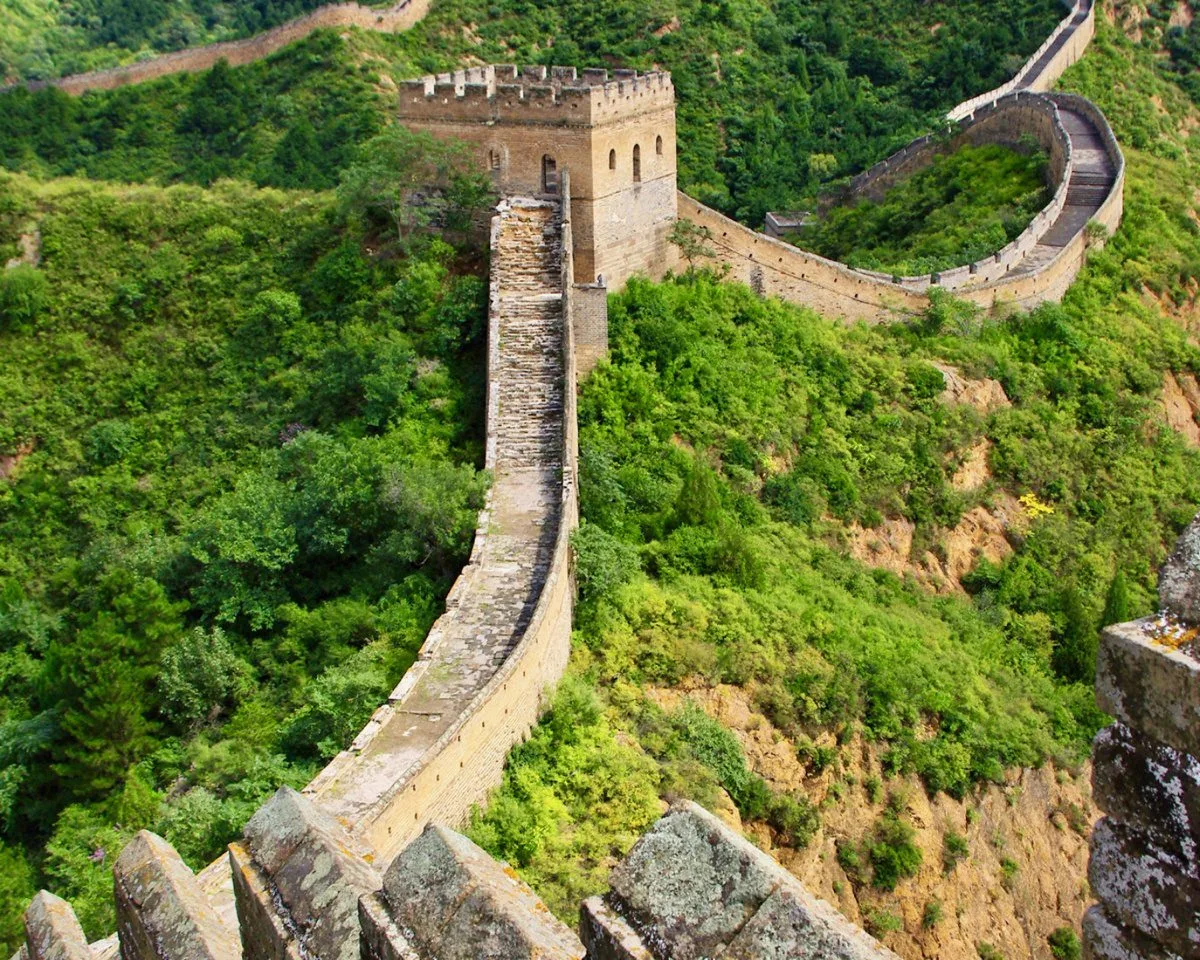 The Great Wall of China near Beijing.